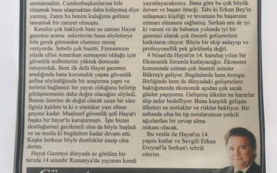 Hayat 14. Yılında